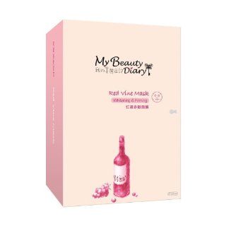 My Beauty Diary Red Wine Mask, 10 Count : Facial Masks : Beauty