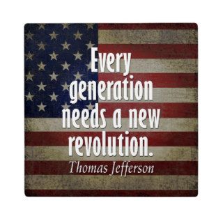 Thomas Jefferson Quote on Revolution Photo Plaques