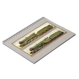 Vintage British Steam trains Note Book