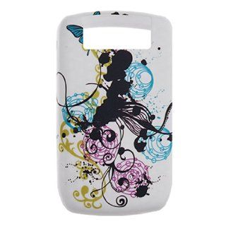 For Blackberry 8900 Plants Print Soft Plastic Shield Case: Cell Phones & Accessories