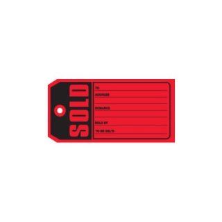 SHPG2530   Shoplet select amp;quot; Sold Tagsamp;quot; 13 Point Card Stock : Blank Labeling Tags : Office Products