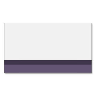 Purple and gray Place Cards Business Cards