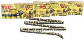 DID 520VX2GB 114 Gold X Ring Chain with Connecting Link: Automotive