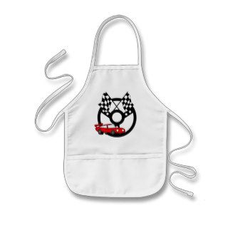 Red Race Car Tshirts and Gifts Apron