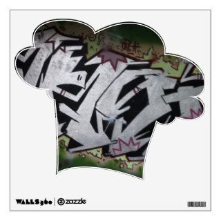 English graffiti wall graphics