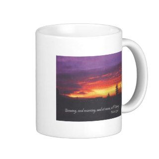 Sunrise Coffee Mugs     Psalms 55:17