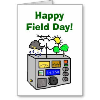 Happy Field Day Ham Radio Card   Version 2