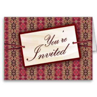 Indian Theme Invitation Greeting Cards