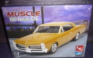 #38491 AMT/Ertl Muscle 1967 Pontiac GTO 1/25 Scale Plastic Model Kit,Needs Assembly: Toys & Games