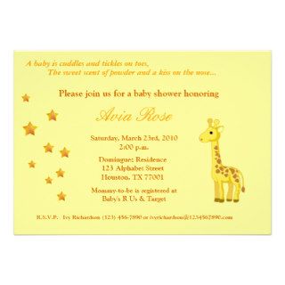 Gender Neutral Baby Shower Invitation