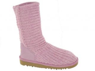 UGG Australia Kids Crochet Boot in Orchid/Baby Pink (Size 4 Youth): Shoes