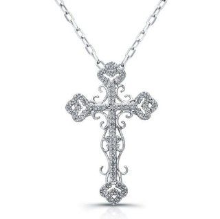 Vintage Diamond Cross Pendant: Jewelry