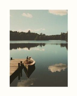 Plenitude I   Special Best Photo Lake Popular Quality Boat Cool Canoe Picture Painting 13X17   Prints