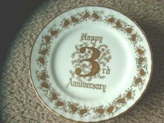 Norcrest Fine China Anniversary Celebration Dessert Plates   Various years   your choose which year you want: Kitchen & Dining