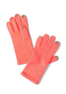 Tap into Beauty Gloves in Coral  Mod Retro Vintage Gloves