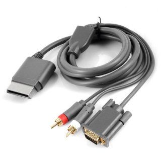 Uoften High Definition HDTV AV HD VGA Cable for Xbox 360: Computers & Accessories