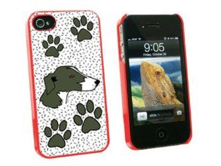 Graphics and More Greyhound of Excellence   Snap On Hard Protective Case for Apple iPhone 4 4S   Red   Carrying Case   Non Retail Packaging   Red: Cell Phones & Accessories