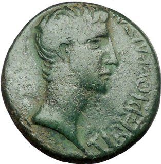 TIBERIUS 14AD Amphipolis in Macedonia Artemis Tauropolos Roman Coin i34406 : Everything Else