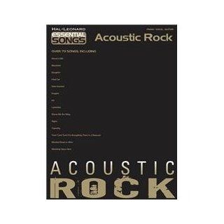 Hal Leonard Essential Songs   Acoustic Rock arranged for piano, vocal, and guitar (P/V/G) (Standard): Musical Instruments