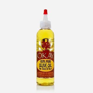 Okay 100% Pure Oil for Skin and Hair, Olive, 4 Ounce  Olive Massage Oils  Beauty