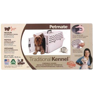 Petmate Medium Traditional Kennel, Light Gray : Pet Kennels : Pet Supplies