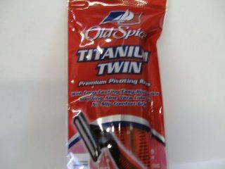 Old Spice titanium twin blade disposable razor   2 ea: Health & Personal Care