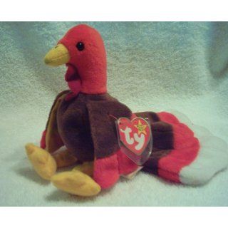 Ty Beanie Babies   Gobbles the Turkey: Toys & Games