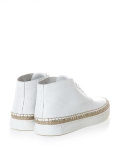 Asher high top leather trainers  Alexander Wang  MATCHESFASH
