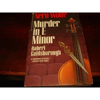 Murder in E Minor: Robert Goldsborough: 9780553279382: Books