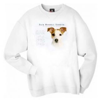 Jack Russell Terrier Human Trainer Adult Sweatshirt: Clothing