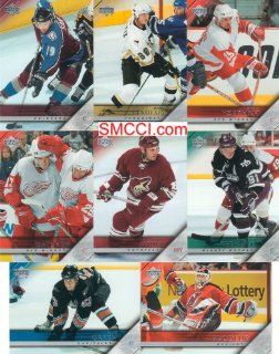 2005 2006 Upper Deck Hockey Complete Mint Basic 400 Card Series #1 and #2 Set, It Was Never Issued in Factory Form. Loaded with Stars Including Forsberg, Selanne, Leetch, Staal, Khabibulin, Hejduk, Federov, Chelios, Shanahan, Brodeur, Sakic, Federov, Yzerm