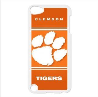 Awesome NCAA Clemson University Tigers Logo Apple iPod Touch 5th iTouch 5 Waterproof Back Cases Covers : MP3 Players & Accessories