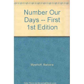 Number our days: Barbara Myerhoff: Books