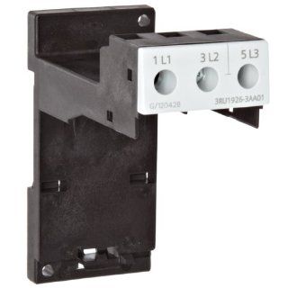 Siemens 3RU19 26 3AA01 Thermal Overload Relay Adapter, For Installing as a Single Unit, Panel Mount of Snapped Onto, 35mm Standard Mounting Rail, Size S0: Industrial & Scientific