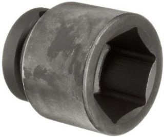 Martin 7664 Forged Alloy Steel 2" Type III Opening 1" Power Impact Drive Socket, 6 Points Standard, 3" Overall Length, Industrial Black Finish: Industrial & Scientific