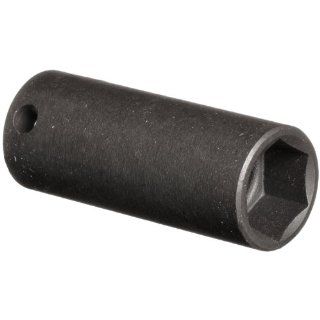 Martin 12620 5/8" Type I Opening 3/8" Power Impact Square Drive Socket, 6 Points Deep, 2 1/4" Overall Length, Industrial Black Finish: Socket Wrenches: Industrial & Scientific