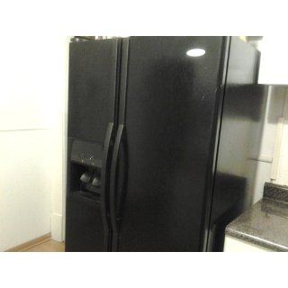 Whirlpool ED5KVEXVB 25.3 Cu. Ft. Black Side By Side Refrigerator   Energy Star: Kitchen & Dining