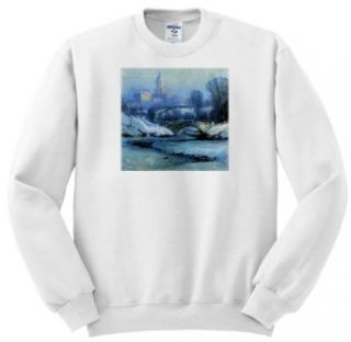 TNMPastPerfect Winter   NY Central Park Painting   Sweatshirts: Clothing