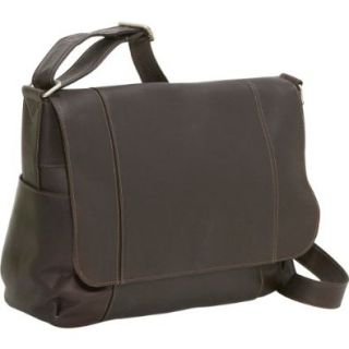 Le Donne Leather Flap Over Shoulder Bag (Caf): Shoes