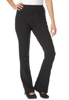 Women's Plus Size Tall pants, yoga bootcut knit with slim fit: Clothing
