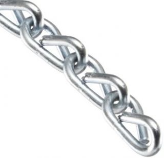 Campbell 0721627 Low Carbon Steel Double Jack Chain, Zinc plated, #16 Trade, 0.06" Diameter, 11 lbs Load Capacity, 200 Feet Reel: Coil Chains: Industrial & Scientific