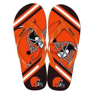Cleveland Browns Forever Collectibles Big Logo Flip Flop NFL : Sports Fan Sandals : Sports & Outdoors