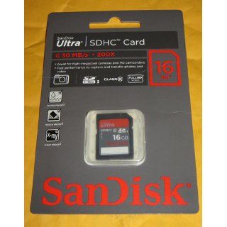 SanDisk Ultra 32GB SDHC Class 6 Flash Memory Card Speed Up To 30MB/s  SDSDH 032G U46: Electronics