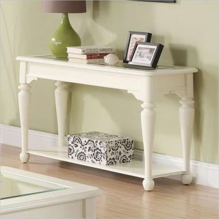 Riverside Furniture Essex Point Sofa Table in Shores White   1116S