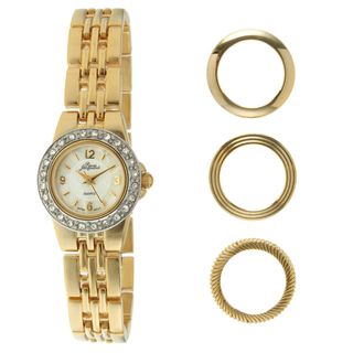 Pierre Jacquard Women's Goldone Interchangable Bezel Watch Women's More Brands Watches