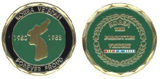 Korean Veteran 'Forever Proud' Challenge Coin: Automotive