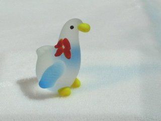 Collectibles Crystal Figurines Opaque Light Blue Scalf Penguin : Everything Else