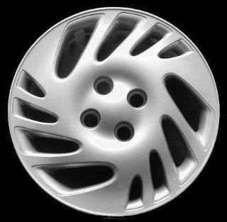 98 99 SATURN SC2 sc 2 WHEEL COVER HUBCAP HUB CAP 15 INCH, 12 SLOT BRIGHT SILVER 15" inch LUGNUT RETAINING CAPS USED (center not included) (1998 98 1999 99) S261223 FWC06010U20: Automotive