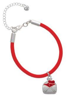 Heart Love Letter Charm on a Scarlett Malibu Charm Bracelet [Jewelry] Jewelry
