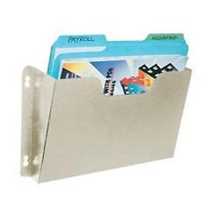 Buddy Products Wall Pocket, Steel, Letter Size, Putty (5201 6) : Hanging Wall Files : Office Products